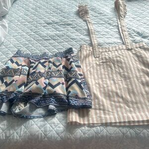 Skort and skirt set